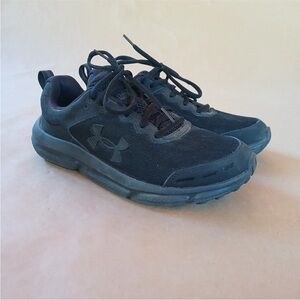 Under Armour 3026179-002 Charged Assert 10 Womens Size 8.5 Black Shoes Sneakers